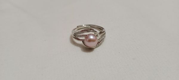 Pearl Adjustable Finger Ring