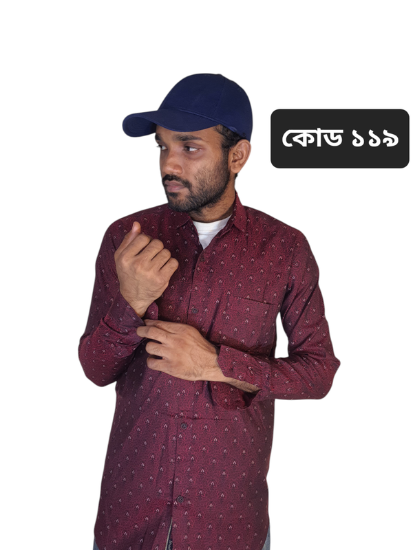 কোড ১১৯ ফুল স্লিভ শার্ট