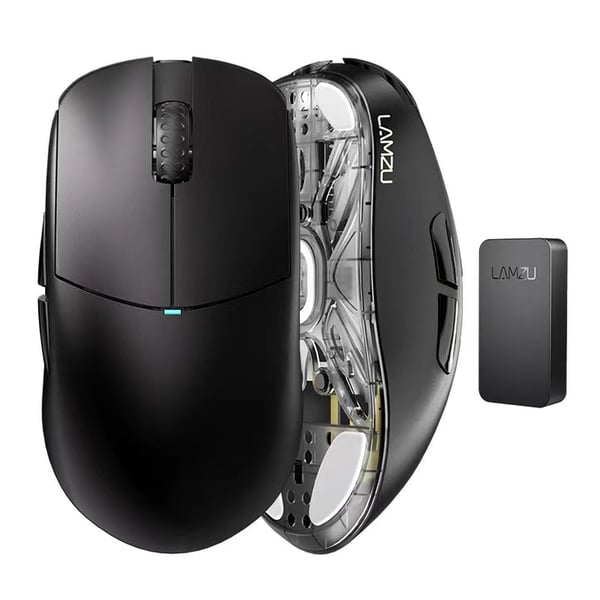 LAMZU ATLANTIS OG V2 4K (With Dongle) | Black Color | Wireless Gaming Mouse