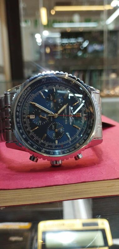 BREITLING NAVITIMER CHAIN Blue Dial