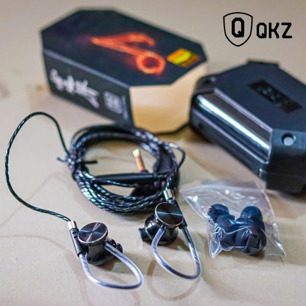 QKZ DM10 Zinc Alloy Gaming HiFi Earphone In Ear Earphone - Headphone - Headphone - Ear Phone - Earphone - Headphone