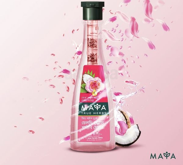 Maya True Herbs Rose Coconut Hair Oil 200ml