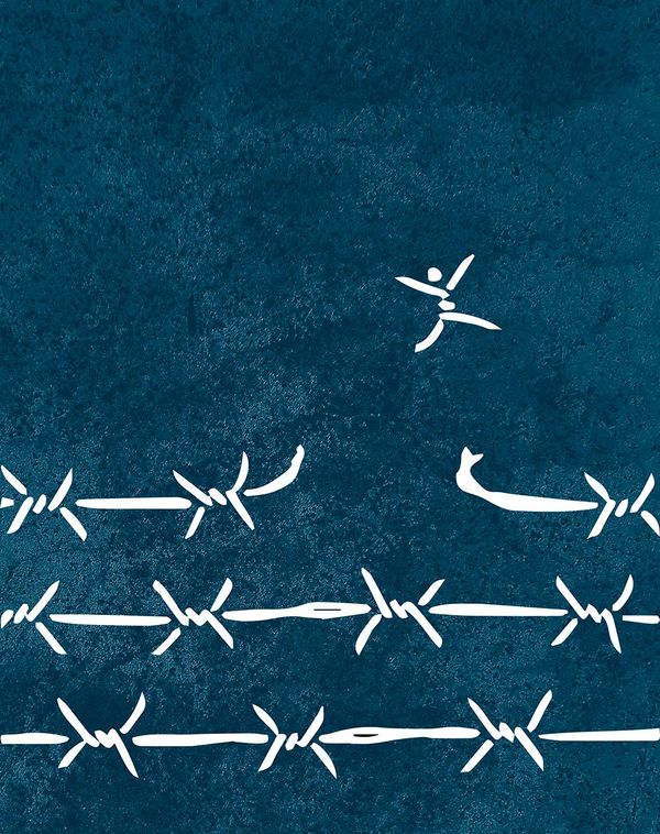 Free Man (Blue) 200 Page Notebook