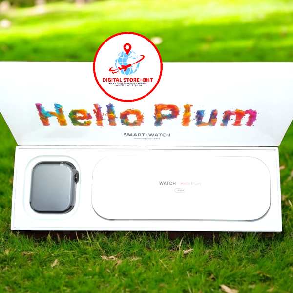 Hello Plum Smart Watch Series 10 46mm- Noise Detection ChatGPT NFC 2.04″ AMOLED Screen