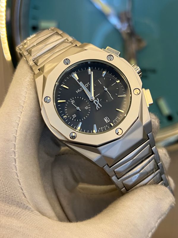 Hublot Orlinski Titanium Silver Black Dial