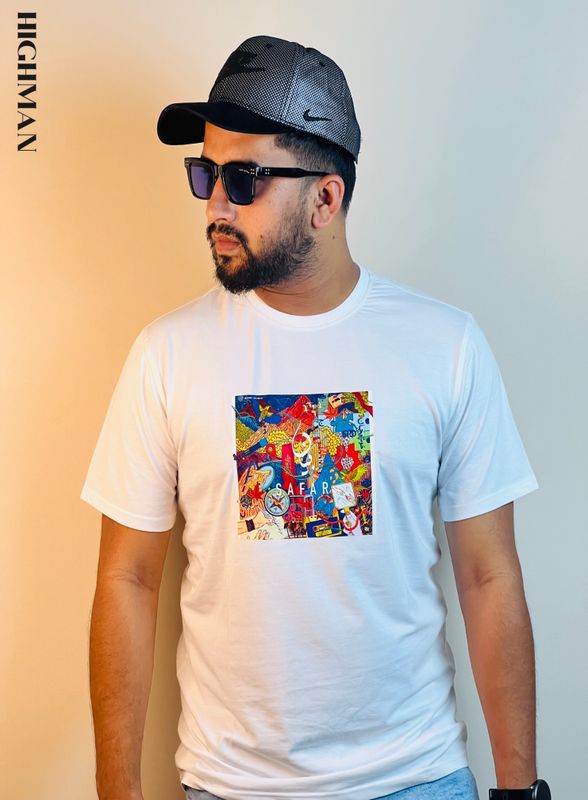 Premium Basic T-Shirt White(Safar)