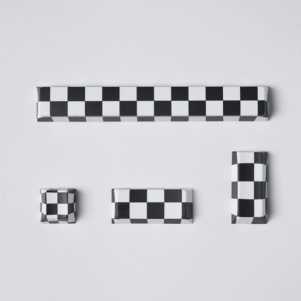 Checkerboard Pattern Enter Esc Spacebar Combo - Set of 4 Keys