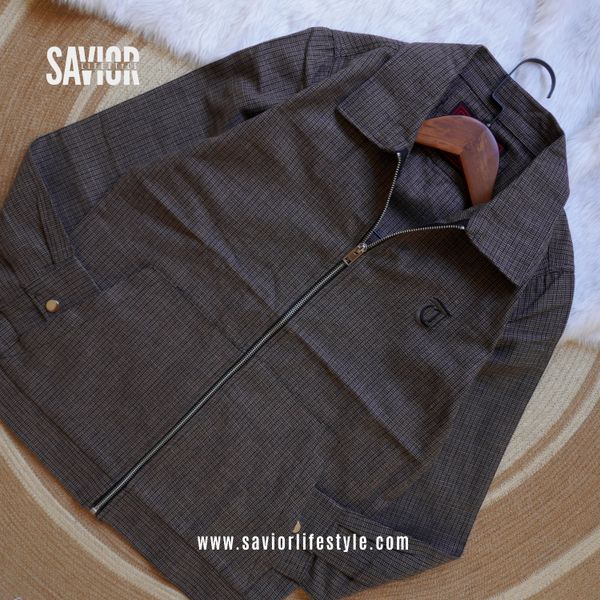 Textured Brown - Winter Shacket