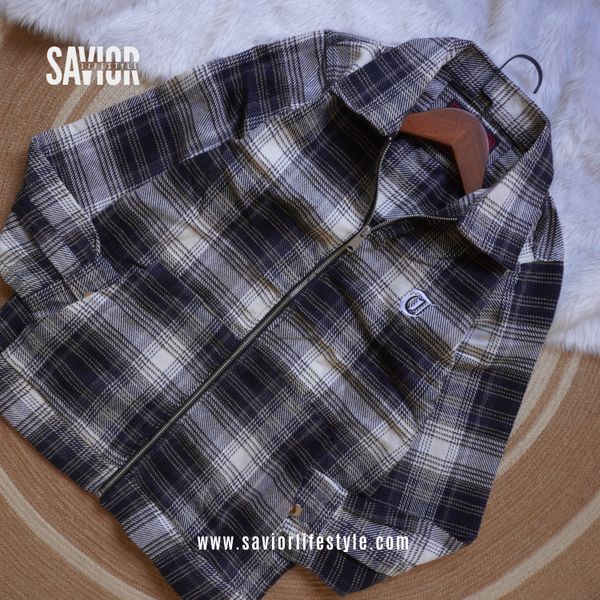 Beige Black - Winter Shacket