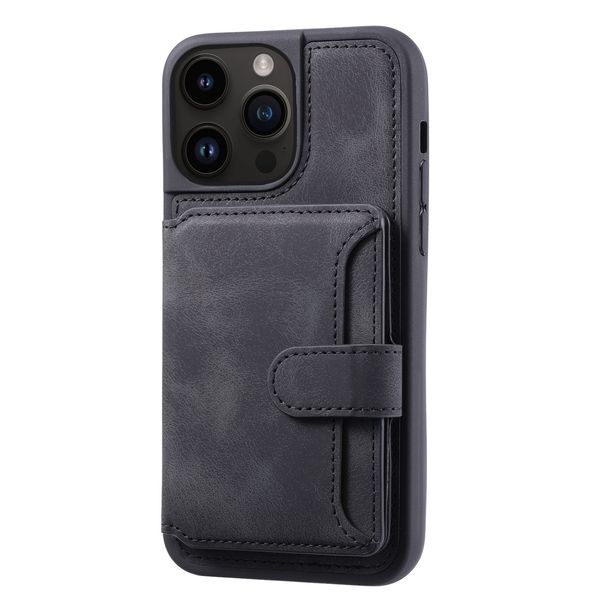 Attached Wallet Soft Finish Leather Case