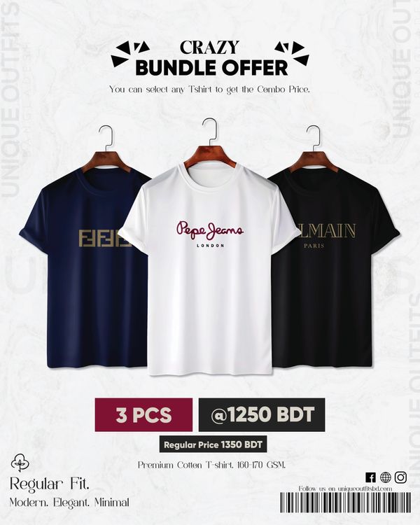 BR31 Luxury Brand Combo T-shirt