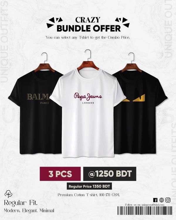 BR32 Luxury Brand Combo T-shirt