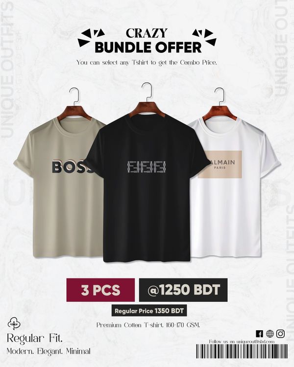 BR33 Luxury Brand Combo T-shirt