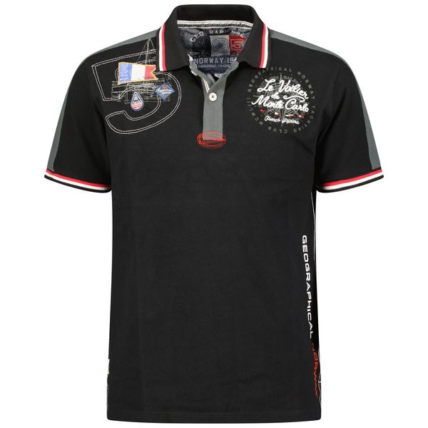 Kalvin Men - Short-sleeved polo shirt Black
