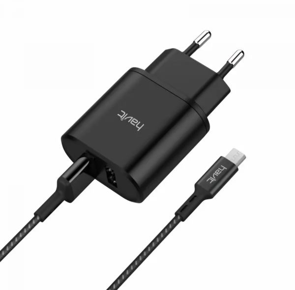 HAVIT® HV-ST822 2 In 1 USB Charge Kit With USB To Lightning Cable