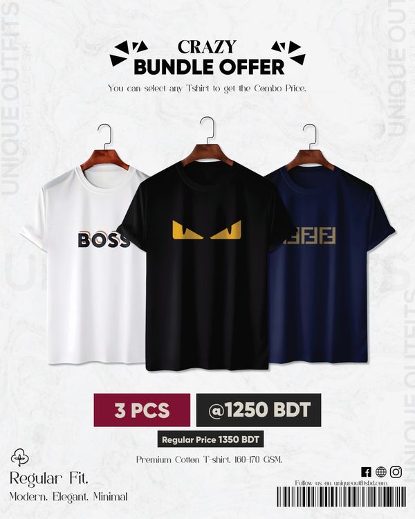 BR38 Luxury Brand Combo T-shirt