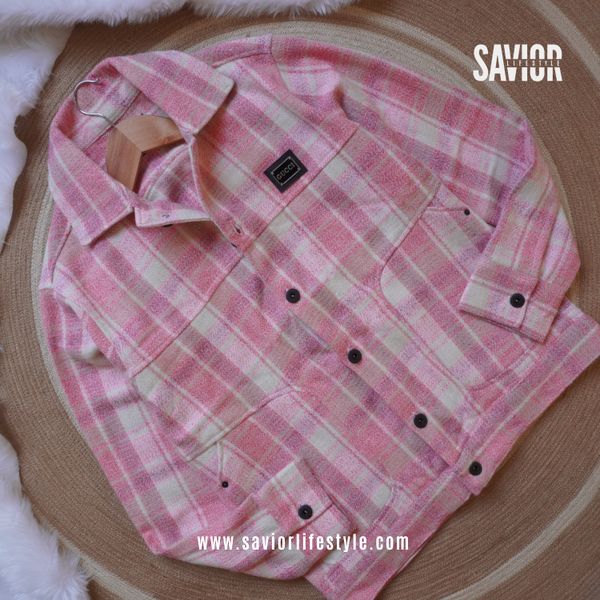 Pastel Pink - Winter Shacket