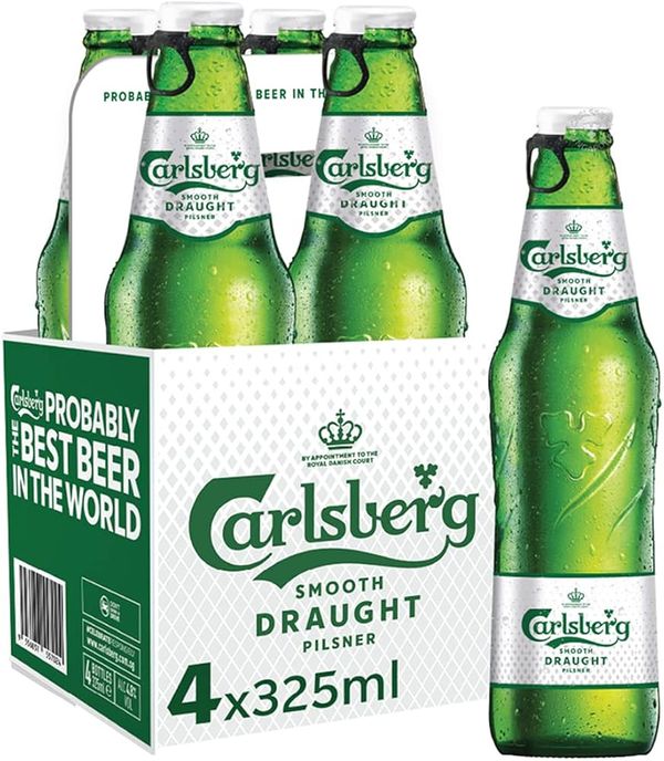CARLSBERG Smooth DraughtBeer Can, 12 x 320ml