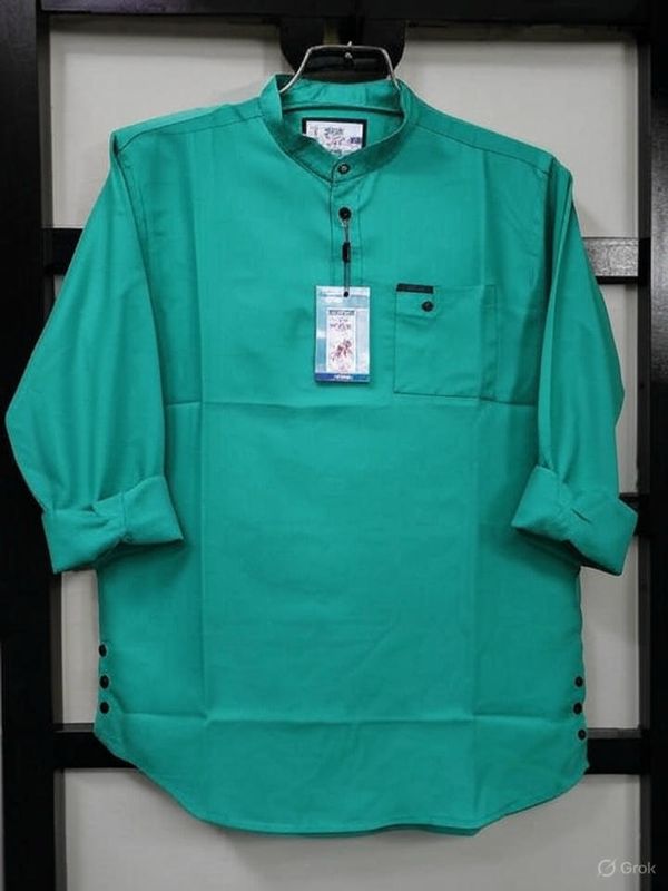 🧥 Shy Looks Premium Stylish Katua for Men | Cotton Slim Fit Panjabi Style - Image 2