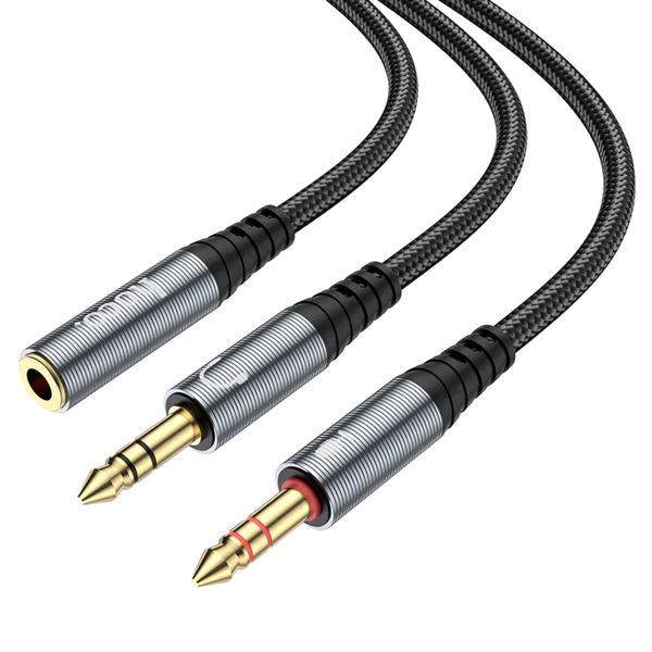 HOCO UPA21 3.5mm female to 2*3.5mm male Audio Cable Adapter