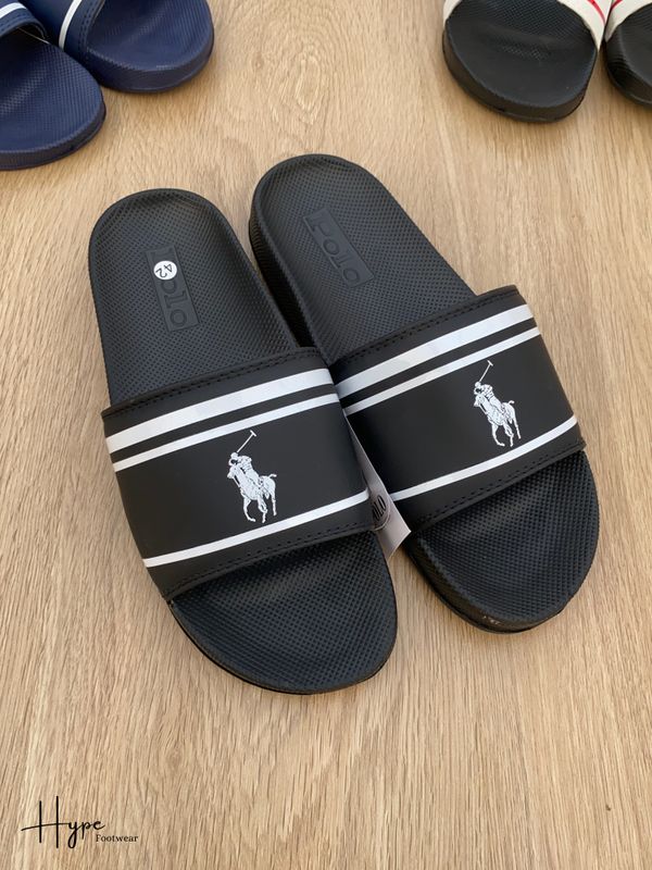 Polo Ralph Lauren Slide (Black-White)