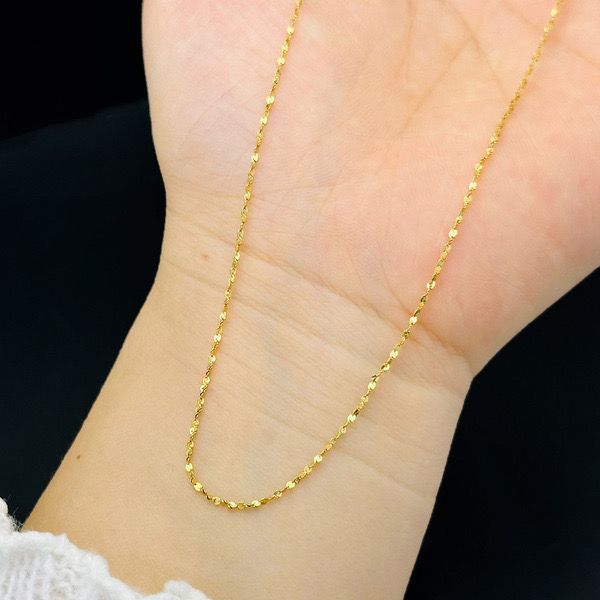 18k gold plated minimal chain