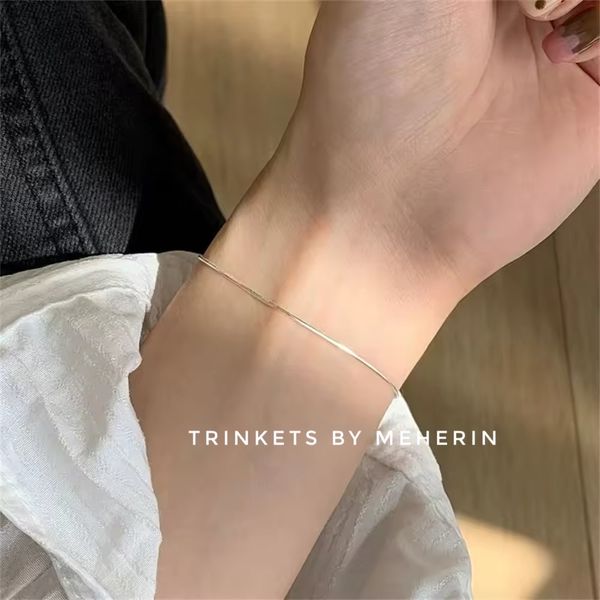 18k gold plated bracelet -silver