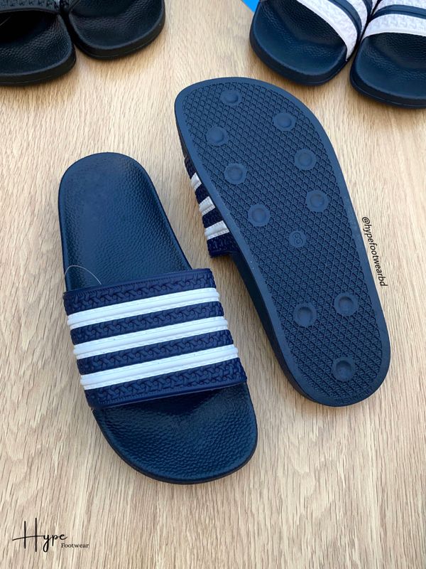 Adidas Adilette Slide (Blue-White)