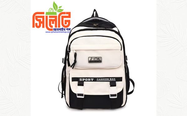 Academy Style School Bag Book Bag Lightweight College Student Backpack(Black)