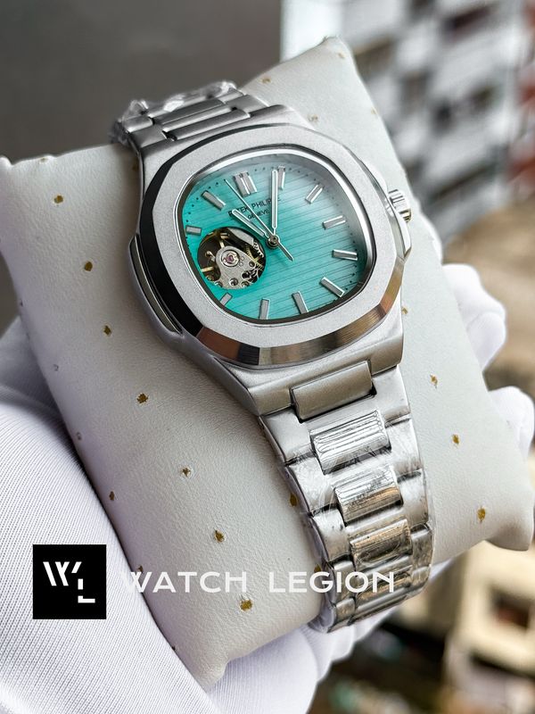 PATEK AUTO OPEN HEART TIFFANY DIAL