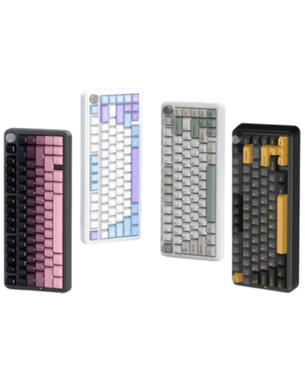 MONKA K75 Tri-Mode Gasket Mechanical Keyboard – 75% Layout, Hot-Swappable, RGB Backlit