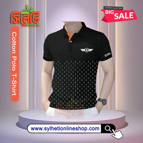 Cotton Polo Shirt For Men's