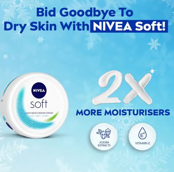 Nivea soft cream , 200 ml