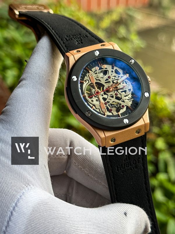 HUBLOT AUTO BLACK BELT TWO TONE CASE