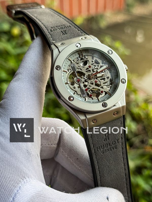 HUBLOT AUTO BELT GREY