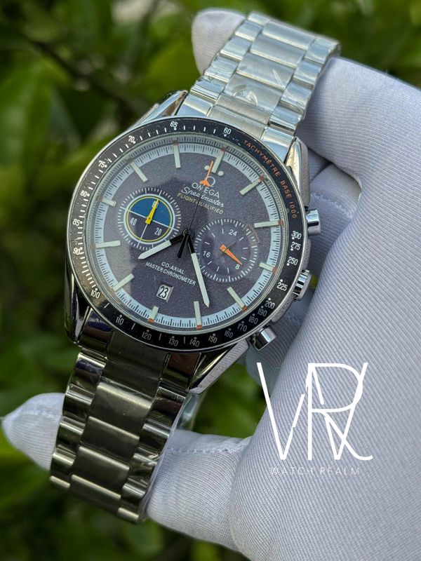 OMEGA SPEEDMASTER PILOT CHAIN BLUE DIAL