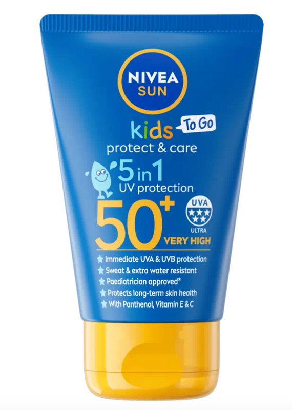 Nivea Kids Protect & Care To Go sun cream SPF50+, 50ml