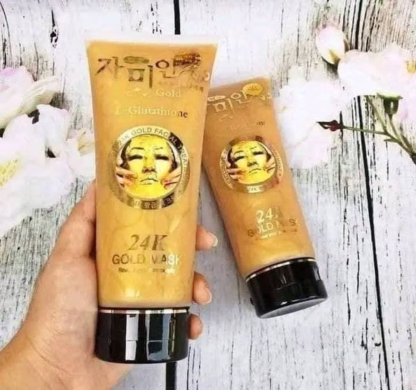 24 k gold mask - Image 1