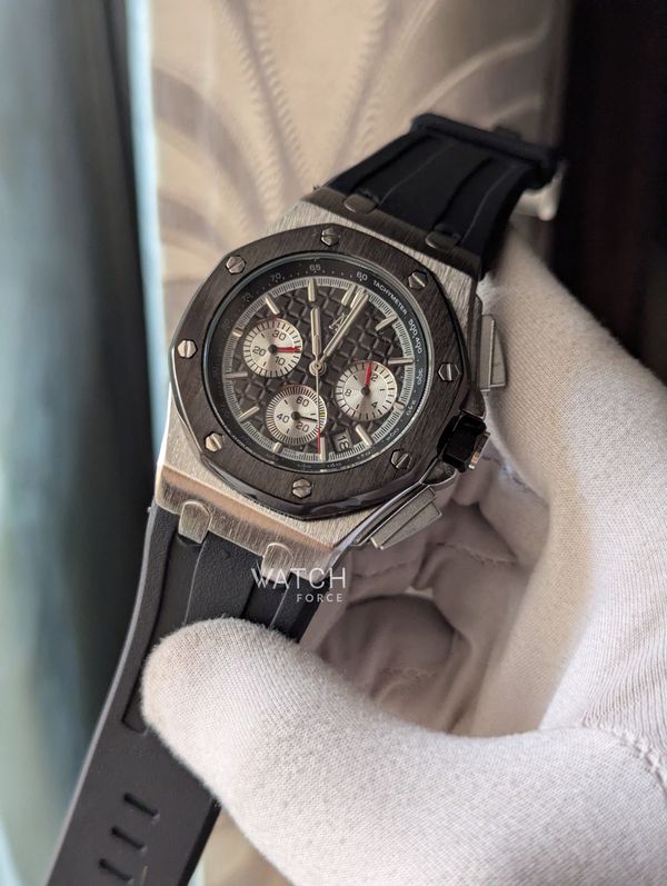 AP Chronograph Watch Black Face