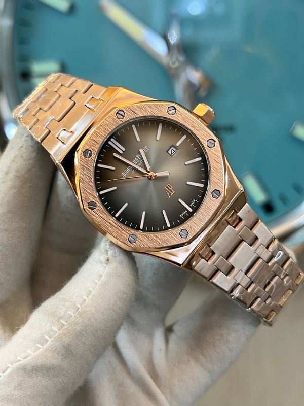 Ap Non chronograph Rose Gold gray Dial AA