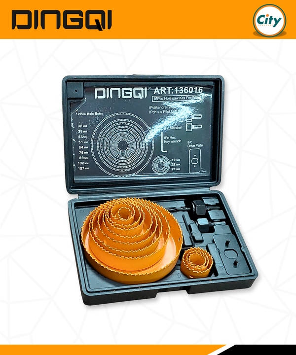 ১৬ পিস হোল স সেট প্রিমিয়াম কুয়ালিটি Dingqi 136016