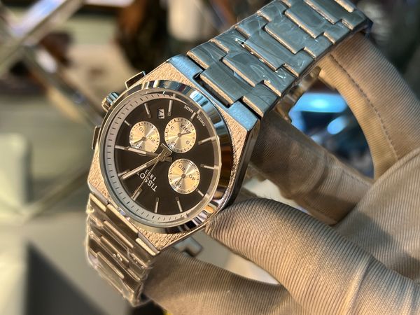 Tissot PRX Chain Black Dial White Sub Dial Semi AAA Grade