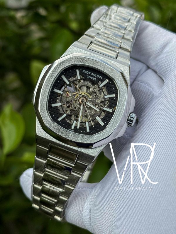 PATEK AUTO CHAIN BLACK DIAL
