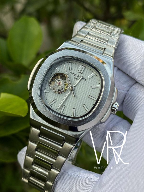 PATEK AUTO OPEN HEART GREY DIAL