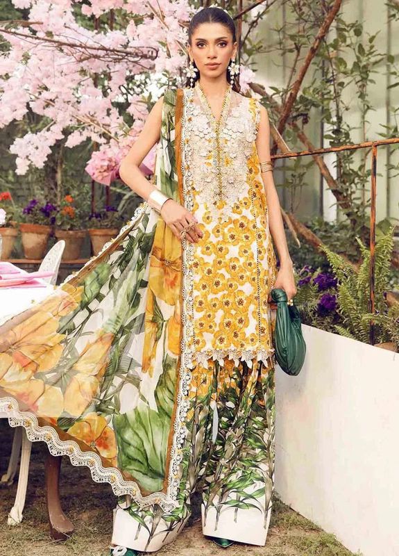 Printed Embroidered Lawn