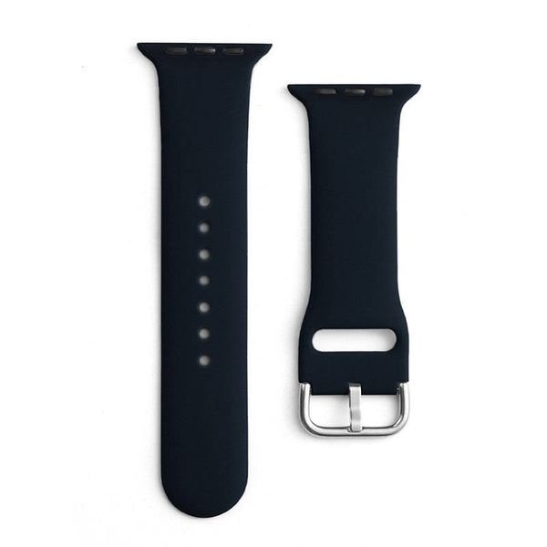 42mm-45mm Silicone Strap For smartwatch – Black Color - Image 2