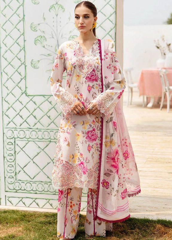 Printed Embroidered Lawn