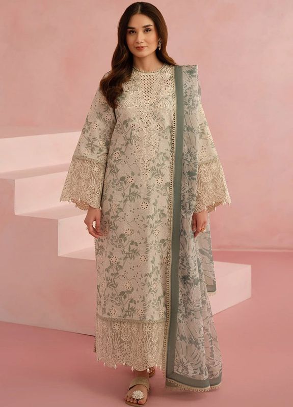Printed Embroidered Lawn