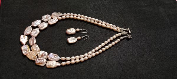 2 Layer Pearl Necklace