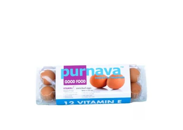 Purnava Vitamin E Eggs 12 pcs